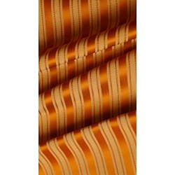 Orange strips - satyna atłasowa