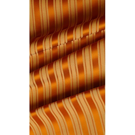 Orange strips - satyna atłasowa