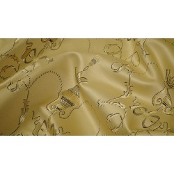 Oriental satine - satyna atłasowa materiał tapicerski