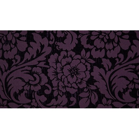 Sienna Violet velvet + satin fabric