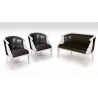 Weiss Schwan Sofagarnitur Sofa + 2 Sessele empire