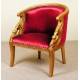Gold swan sofa + 2 armchairs empire style