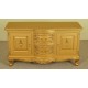 Gold rococo baroque TV commode stand 120 cm