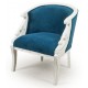 Swan sofa + 2 armchairs empire style white
