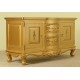 Gold rococo baroque commode sideboard 120 cm