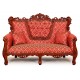 2-person sofa baroque rococo