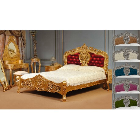 Zlatá postel rokoko baroko