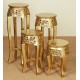 Gold louis plant stand 4 pcs set