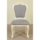 White dining chair baroque rococo