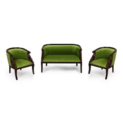 Sofa + 2 křesla labuť pohovka empire