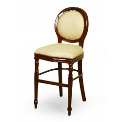 Hoker ekoskóra krzesło barowe ludwik