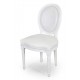 White louis dining chair