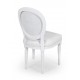 White louis dining chair