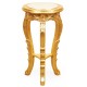Gold plant stand with marble top louis