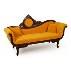 Sofa Chesterfield louis velvet fabric