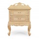 White rococo baroque bedside night stand 78238