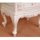 White rococo baroque bedside night stand 78238