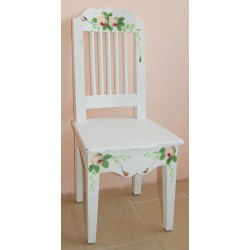 Krzesło prowansalskie kwiatowe