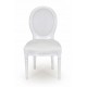 White louis dining chair