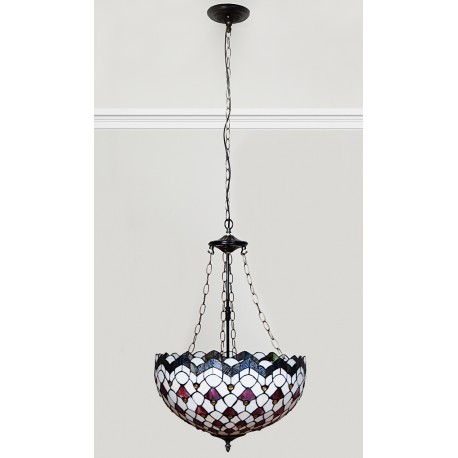 Lampa witrażowa w stylu Tiffany