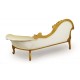 Chaise Lounge Golden Louis Style Tufted Chesterfield Sofa
