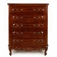 Commode chiffonier 5 drawers louis