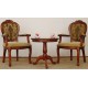 Dining chair with armrests louis baroque rococo