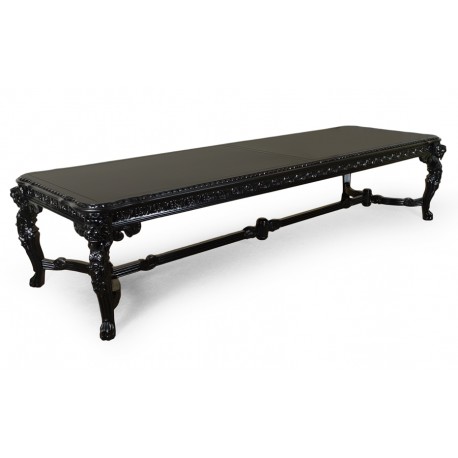 Lion king dining table empire 300 cm black