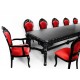 Lion king dining table empire 250 cm black