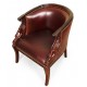 Schwan Sessel Sitzbank empire Echtleder