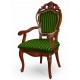 Krzesło rzeźbione fotel ludwik barok