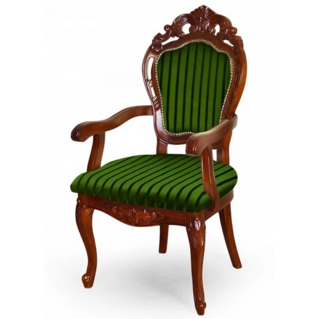 Louis-Barock-Stuhl mit Armlehnen