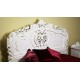White Rococo Baroque Bed 140x200 cm