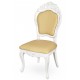 Dining chair louis baroque white