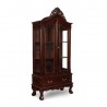 Chippendale glass cabinet