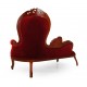 Louis chaise longue sofa