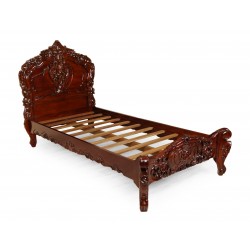 Rococo Baroque Bed 100x200 cm
