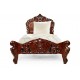 Rococo Baroque Bed 100x200 cm