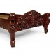 Rococo Baroque Bed 100x200 cm