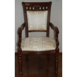 Dining chair with armrests louis