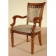 Krzesło rzeźbione fotel ludwik