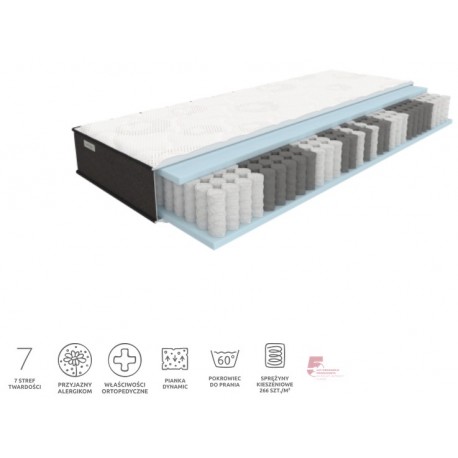 Pocket spring mattress Sembella Smart Natura