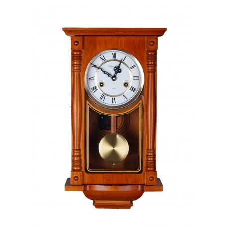 Wall clock with pendulum