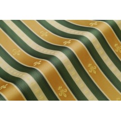 Alexandria Oil Green jacquard fabric