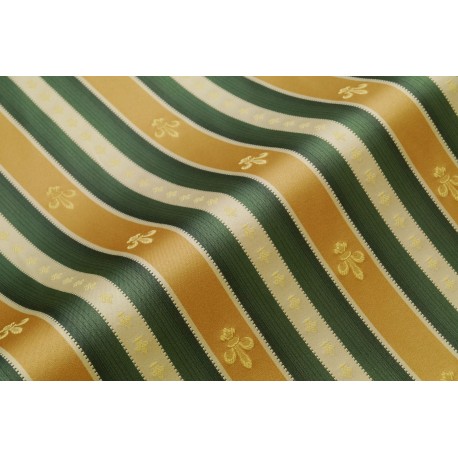 Alexandria Oil Green jacquard fabric