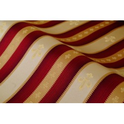 Alexandria Burgundy jacquard fabric