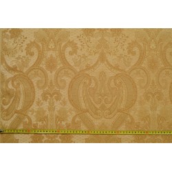 Ridex beż wzory wyciskane motywy - materiał tapicerski