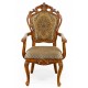 Dining chair with armrests louis baroque rococo