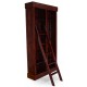 Colonial bookcase library with ladder