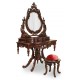 Rococo dresser dressing table + stool baroque